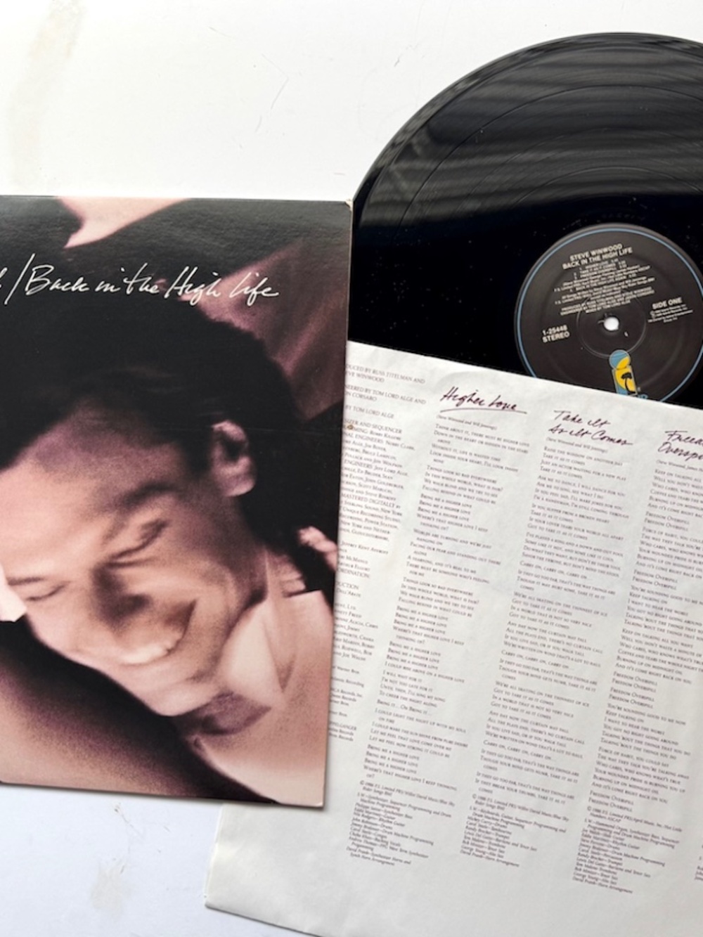 Steve Winwood – Back in the High Life (1986) US Vinyl LP
